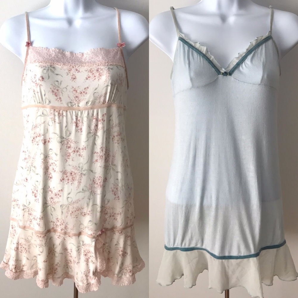 2 Victoria’s Secret Lingerie Slip Dress Nightie M
